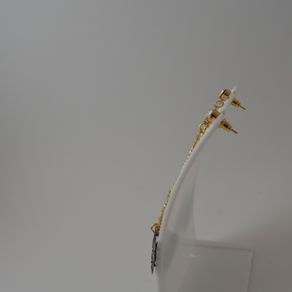 Dangle Flower Charm Earrings - Picture 6 of 6